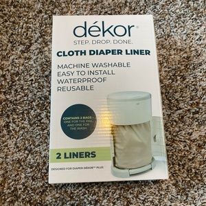 Décor Cloth Diaper Pail Liner Refills Set of 2